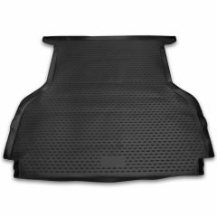 Tapis De Coffre Sur Mesure Pour Ford Ranger Double Cabine 2012-2023, Noir, Antidérapant, Bord Haut, Toutes Saisons, Adapté Animaux de Compagnie