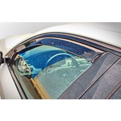 Heko Deflecteurs d'air Déflecteurs de Vent Compatible Avec Audi A1 2010-2018 5P. Berlina, Ensemble 2 pièces, Noir, Fumé, Aérodynamique, Montage facile