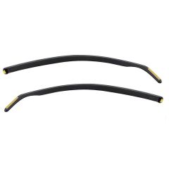 Heko Deflecteurs d'air Déflecteurs de Vent Compatible Avec Bmw X3 E83 2003-2010, Ensemble 2 pièces, Noir, Fumé, Aérodynamique, Montage facile