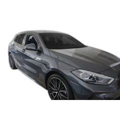 Heko Deflecteurs d'air Déflecteurs de Vent Compatible Avec Bmw 1 Series F40 depuis 2019, Ensemble 2 pièces, Noir, Fumé, Aérodynamique, Montage facile