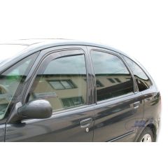 Heko Deflecteurs d'air Déflecteurs de Vent Compatible Avec Citroen Xsara Picasso 5P. Berlina 1999-2008, Ensemble 2 pièces, Noir, Fumé, Aérodynamique, Montage facile