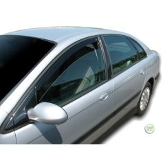 Heko Deflecteurs d'air Déflecteurs de Vent Compatible Avec Citroen C5 4/5P. Berlina 2000-08 2pcs, Noir, Fumé, Aérodynamique, Montage facile