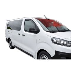 Heko Deflecteurs d'air Déflecteurs de Vent Compatible Avec Toyota Proace depuis 2016, Ensemble 2 pièces, Noir, Fumé, Aérodynamique, Montage facile