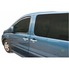 Heko Deflecteurs d'air Déflecteurs de Vent Compatible Avec Fiat Toyota Pro Ace 2013-2016, Ensemble 2 pièces, Noir, Fumé, Aérodynamique, Montage facile