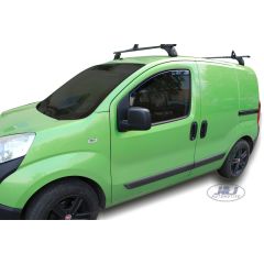 Heko Deflecteurs d'air Déflecteurs de Vent Compatible Avec Peugeot Bipper 4/5P. Berlina 2008-2019, Ensemble 2 pièces, Noir, Fumé, Aérodynamique, Montage facile