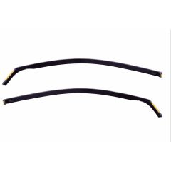 Heko Deflecteurs d'air Déflecteurs de Vent Compatible Avec Opel Corsa D 3P. Berlina 2006-2014 2pcs, Noir, Fumé, Aérodynamique, Montage facile