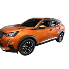 Heko Deflecteurs d'air Déflecteurs de Vent Compatible Avec Peugeot 2008 / 2008E depuis 2019, Ensemble 4 pièces, Noir, Fumé, Aérodynamique, Montage facile