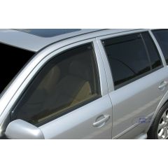 Heko Deflecteurs d'air Déflecteurs de Vent Compatible Avec Skoda Octavia 1, Break 1996-2004, Ensemble 4 pièces, Noir, Fumé, Aérodynamique, Montage facile