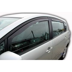 Heko Deflecteurs d'air Déflecteurs de Vent Compatible Avec Toyota Corolla Verso 2004-2009, Ensemble 4 pièces, Noir, Fumé, Aérodynamique, Montage facile