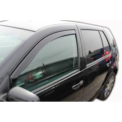 Heko Deflecteurs d'air Déflecteurs de Vent Compatible Avec Volkswagen Golf 4, 5P. Berlina 1997-2004, Ensemble 2 pièces, Noir, Fumé, Aérodynamique, Montage facile