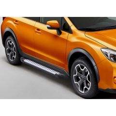 Marchelettes aluminium avancé seuil avec Subaru XV 2011-2016, 2 pièces Marchepied avec ABE certificat, Matériel de Montage