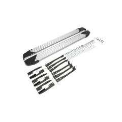 Marchepieds Basic aluminium seuil avec Subaru XV 2011-2016, 2 pièces Marchepied avec ABE certificat, Matériel de Montage