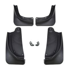 | Bavettes garde-boue Jeu De 4 Pièces pour Model Y depuis 2021, Lavable, Facile à assembler, Durable, PAS de forme universelle, 2 avant + 2 arrière