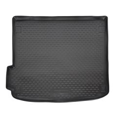 Tapis De Coffre Caoutchouc Premium Compatible Avec Audi A4 (B9) Avant 2015-2024, Protection pour Le Transport des Bagages, Bord Haut, Antidérapant, Inodore