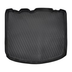 Tapis De Coffre Caoutchouc Premium Compatible Avec Ford Kuga 2013-2019, Protection pour Le Transport des Bagages, Bord Haut, Antidérapant, Inodore
