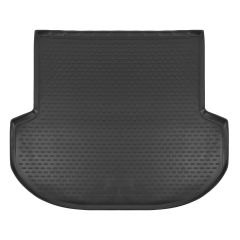 Tapis De Coffre Caoutchouc Premium Compatible Avec Hyundai Santa FE 2018-2020, Protection pour Le Transport des Bagages, Bord Haut, Antidérapant, Inodore