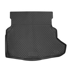Tapis De Coffre Caoutchouc Premium Compatible Avec Mercedes C-Klasse W205 4P. Berlina 2015-2021, Protection pour Le Transport des Bagages, Bord Haut, Antidérapant, Inodore