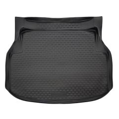 Tapis De Coffre Caoutchouc Premium Compatible Avec Mercedes C-Klasse W204 2007-2014, Protection pour Le Transport des Bagages, Bord Haut, Antidérapant, Inodore