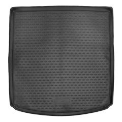 Tapis De Coffre Caoutchouc Premium Compatible Avec Seat Leon 3 St Break 2013-2020, Protection pour Le Transport des Bagages, Bord Haut, Antidérapant, Inodore