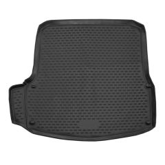 | Tapis De Coffre Caoutchouc Premium Compatible Avec Octavia 2 (Htb. 5 porte berlina) 2004-2013, Protection pour Le Transport des Bagages, Bord Haut, Antidérapant, Inodore