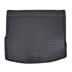 Tapis De Coffre Caoutchouc Premium Compatible Avec Volkswagen Tiguan 2 2016-2024, Protection pour Le Transport des Bagages, Bord Haut, Antidérapant, Inodore
