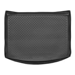 Tapis De Coffre Caoutchouc Premium Compatible Avec Volkswagen Touran 1 2003-2015, Protection pour Le Transport des Bagages, Bord Haut, Antidérapant, Inodore
