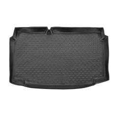Tapis De Coffre Caoutchouc Premium Compatible Avec Volkswagen Polo 5 6R 5P. Berlina 2009-2017, Protection pour Le Transport des Bagages, Bord Haut, Antidérapant, Inodore