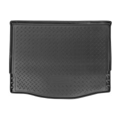 Tapis De Coffre En Caoutchouc TPE Toutes Saisons Pour Ford Focus 3 5P. Berlina 2010-2018, Bord Haut, Noir, Antidérapant, Toutes Saisons, Adapté Animaux de Compagnie