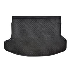 | Tapis De Coffre En Caoutchouc TPE Toutes Saisons Pour i30 depuis 2017, (Lft. 5 porte berlina), Bord Haut, Noir, Antidérapant, Toutes Saisons, Adapté Animaux de Compagnie