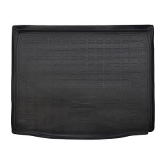 | Tapis De Coffre En Caoutchouc TPE Toutes Saisons Pour Classe A V177 depuis 2018 (4 porte berlina), Bord Haut, Noir, Antidérapant, Toutes Saisons, Adapté Animaux de Compagnie