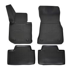 Norm Liners | Tapis De Sol En Caoutchouc TPE Toutes Saisones Pour 3 Series (G21) depuis 2019, 4pcs, Système de Fixation, Bord Haut, Noir, Antidérapant, Toutes Saisons