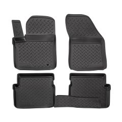 Tapis De Sol En Caoutchouc TPE Toutes Saisones Pour Dodge Avenger 2007-2014, Système de Fixation, Bord Haut, Noir, Antidérapant, Toutes Saisons