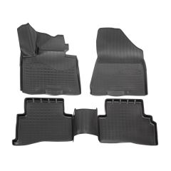 Tapis De Sol En Caoutchouc TPE Toutes Saisones Pour Kia Sportage QL, QLE 2016-2021, Système de Fixation, Bord Haut, Noir, Antidérapant, Toutes Saisons
