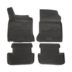 Tapis De Sol En Caoutchouc TPE Toutes Saisones Pour Mercedes GLA X156 2013-2019, Système de Fixation, Bord Haut, Noir, Antidérapant, Toutes Saisons