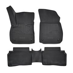 Tapis De Sol En Caoutchouc TPE Toutes Saisones Pour Opel Insignia B depuis 2017, Système de Fixation, Bord Haut, Noir, Antidérapant, Toutes Saisons