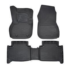 Tapis De Sol En Caoutchouc TPE Toutes Saisones Pour Renault Zoe 2012-2019 Électric, Système de Fixation, Bord Haut, Noir, Antidérapant, Toutes Saisons