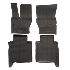 Tapis De Sol En Caoutchouc TPE Toutes Saisones Pour Land Rover Range Rover Velar 2012-2022, Système de Fixation, Bord Haut, Noir, Antidérapant, Toutes Saisons