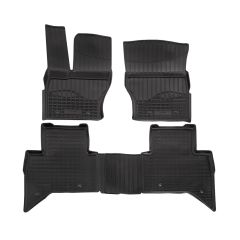 Tapis De Sol En Caoutchouc TPE Toutes Saisones Pour Land Rover Range Rover 2012-2022, Système de Fixation, Bord Haut, Noir, Antidérapant, Toutes Saisons