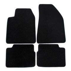 | Tapis de sol de qualité supérieure noir pour  Alfa Romeo Giulietta 2010-2020 4 pcs, Ajustement Précis, Base Antidérapante, Avant et Arrière, Avec Attaches