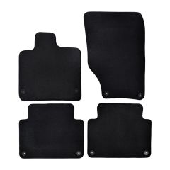 | Tapis de sol de qualité supérieure noir pour Audi Q7 2006-2015 4 pcs, Ajustement Précis, Base Antidérapante, Avant et Arrière, Avec Attaches