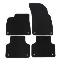 | Tapis de sol de qualité supérieure noir pour Audi Q8 depuis 2018 4 pcs, Ajustement Précis, Base Antidérapante, Avant et Arrière, Avec Attaches