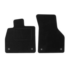 | Tapis de sol de qualité supérieure noir pour Audi TT 8S coupe depuis 2015 2 pcs, Ajustement Précis, Base Antidérapante, Avant et Arrière, Avec Attaches