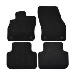 | Tapis de sol de qualité supérieure noir pour Audi Q3 depuis 2018 4 pcs, Ajustement Précis, Base Antidérapante, Avant et Arrière, Avec Attaches