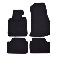 | Tapis de sol de qualité supérieure noir pour Bmw 1 F20 2011-2019 4 pcs, Ajustement Précis, Base Antidérapante, Avant et Arrière, Avec Attaches