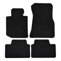 | Tapis de sol de qualité supérieure noir pour BMW 3 G20 G21 depuis 2018 4 pcs, Ajustement Précis, Base Antidérapante, Avant et Arrière, Avec Attaches