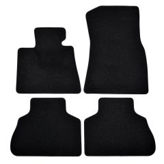 | Tapis de sol de qualité supérieure noir pour BMW X5 G05 depuis 2019 4 pcs, Ajustement Précis, Base Antidérapante, Avant et Arrière, Avec Attaches