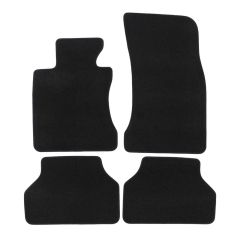 | Tapis de sol de qualité supérieure noir pour Bmw 5 E61 2003-2010 4 pcs, Ajustement Précis, Base Antidérapante, Avant et Arrière, Avec Attaches