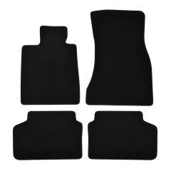 | Tapis de sol de qualité supérieure noir pour BMW 7 G11 2015-2022 4 pcs, Ajustement Précis, Base Antidérapante, Avant et Arrière, Avec Attaches