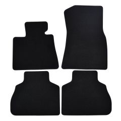 | Tapis de sol de qualité supérieure noir pour BMW X7 depuis 2019 4 pcs, Ajustement Précis, Base Antidérapante, Avant et Arrière, Avec Attaches