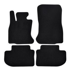 | Tapis de sol de qualité supérieure noir pour BMW 6 F06 2018-2021 4 pcs, Ajustement Précis, Base Antidérapante, Avant et Arrière, Avec Attaches